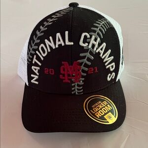 NCAA College World Series 2021 Baseball Champs Mississippi State Cap New